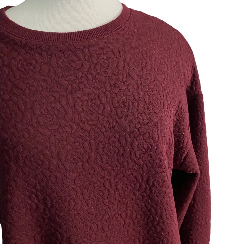 - Mare X Anthropologie burgundy mini tunic dress - Picture 2 of 8